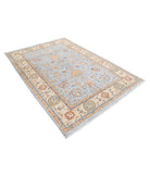 Ziegler 5'7'' X 7'11'' Hand-Knotted Wool Rug 5'7'' x 7'11'' (168 X 238) / Grey / Ivory