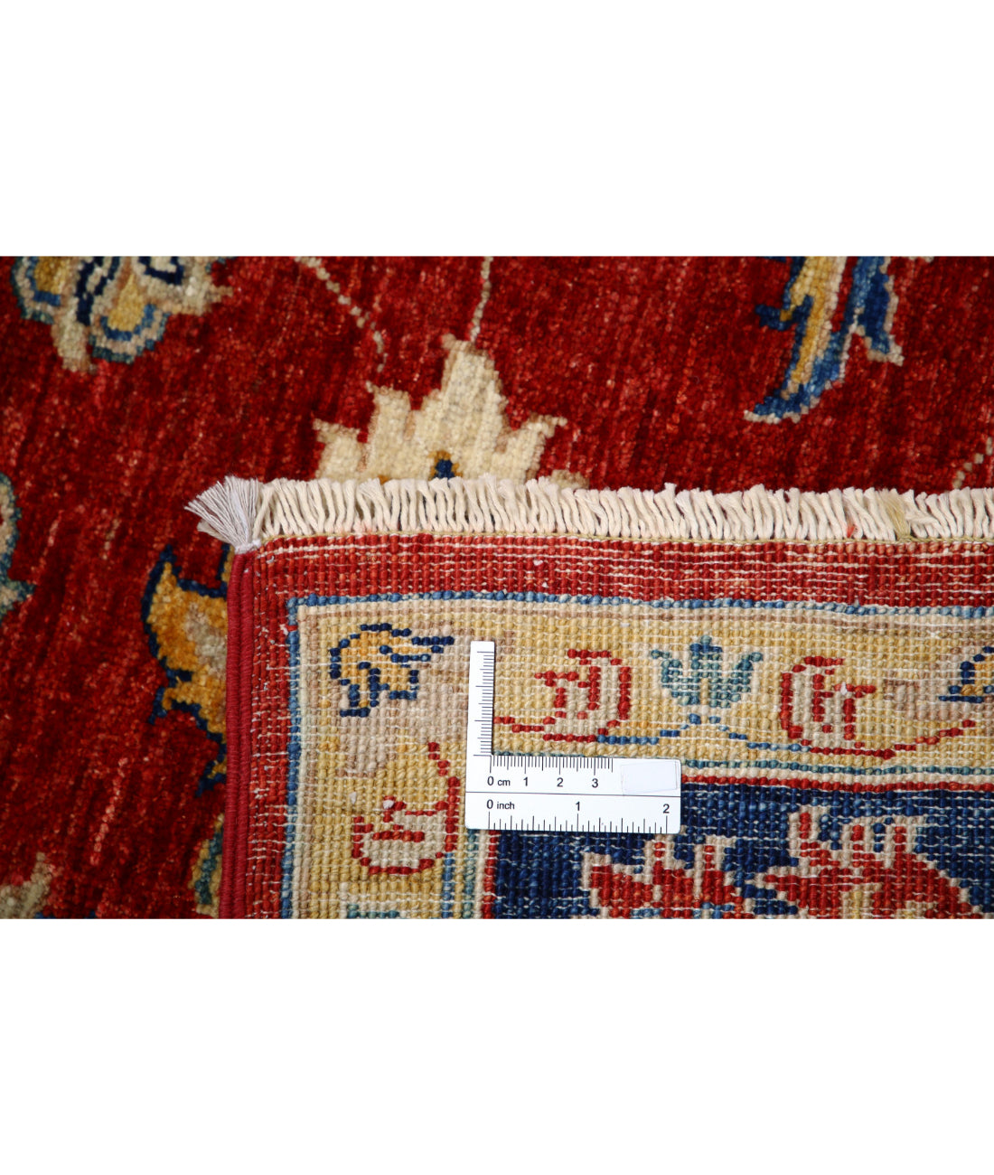 Ziegler 5'7'' X 7'4'' Hand-Knotted Wool Rug 5'7'' x 7'4'' (168 X 220) / Red / Blue