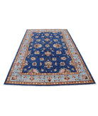 Ziegler 5'7'' X 8'2'' Hand-Knotted Wool Rug 5'7'' x 8'2'' (168 X 245) / Blue / Blue