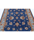 Ziegler 5'7'' X 8'2'' Hand-Knotted Wool Rug 5'7'' x 8'2'' (168 X 245) / Blue / Blue