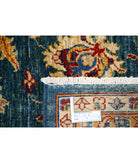 Ziegler 5'6'' X 7'7'' Hand-Knotted Wool Rug 5'6'' x 7'7'' (165 X 228) / Teal / Red