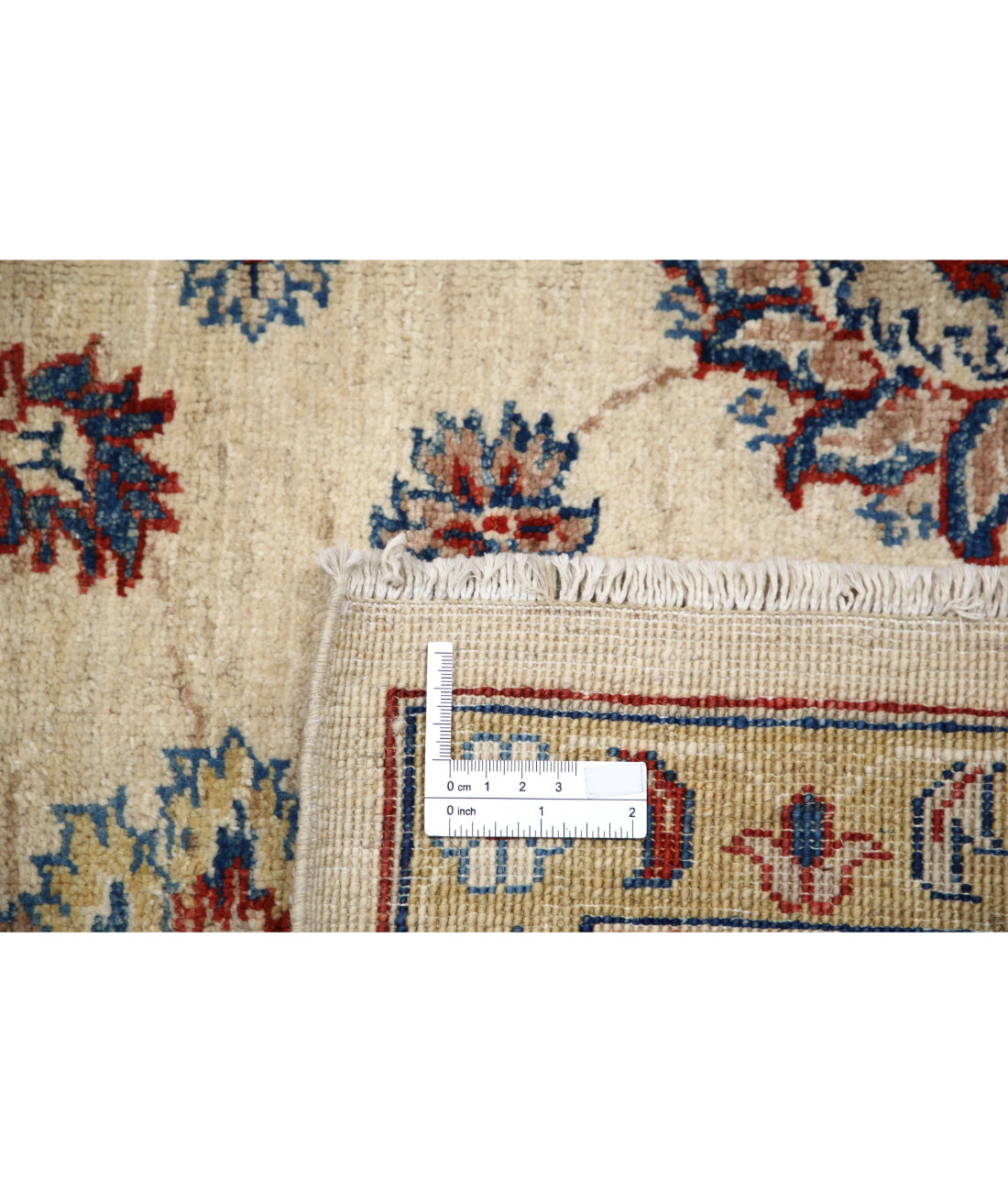 Ziegler 5'5'' X 7'8'' Hand-Knotted Wool Rug 5'5'' x 7'8'' (163 X 230) / Ivory / Blue