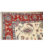 Ziegler 5'5'' X 7'9'' Hand-Knotted Wool Rug 5'5'' x 7'9'' (163 X 233) / Ivory / Red