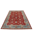 Ziegler 5'9'' X 7'9'' Hand-Knotted Wool Rug 5'9'' x 7'9'' (173 X 233) / Red / Teal