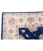 Ziegler 5'5'' X 7'9'' Hand-Knotted Wool Rug 5'5'' x 7'9'' (163 X 233) / Blue / Ivory