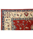 Ziegler 5'6'' X 7'10'' Hand-Knotted Wool Rug 5'6'' x 7'10'' (165 X 235) / Red / Ivory