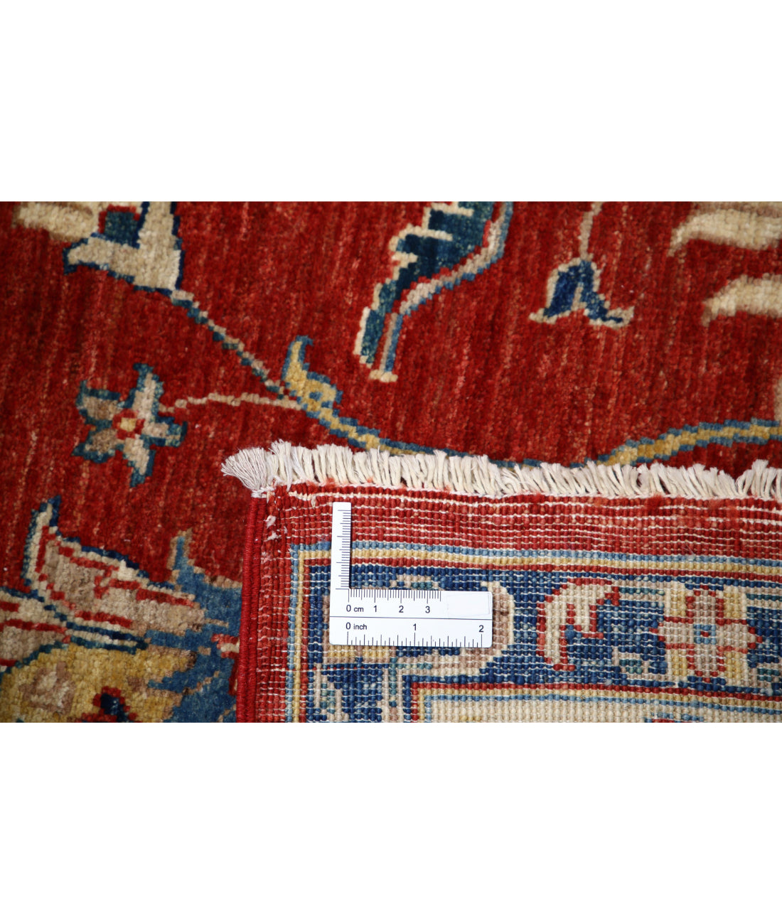 Ziegler 5'6'' X 7'10'' Hand-Knotted Wool Rug 5'6'' x 7'10'' (165 X 235) / Red / Ivory