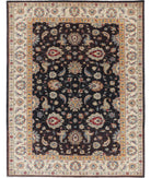 Ziegler 5'10'' X 7'10'' Hand-Knotted Wool Rug 5'10'' x 7'10'' (175 X 235) / Brown / Ivory