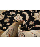 Ziegler 5'7'' X 8'1'' Hand-Knotted Wool Rug 5'7'' x 8'1'' (168 X 243) / Black / Ivory