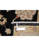 Ziegler 5'7'' X 8'1'' Hand-Knotted Wool Rug 5'7'' x 8'1'' (168 X 243) / Black / Ivory