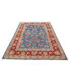 Ziegler 5'6'' X 7'11'' Hand-Knotted Wool Rug 5'6'' x 7'11'' (165 X 238) / Blue / Red