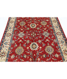 Ziegler 5'7'' X 8'1'' Hand-Knotted Wool Rug 5'7'' x 8'1'' (168 X 243) / Red / Ivory