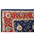 Ziegler 5'7'' X 7'10'' Hand-Knotted Wool Rug 5'7'' x 7'10'' (168 X 235) / Blue / Red