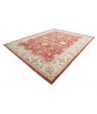 Ziegler 10'2'' X 12'9'' Hand-Knotted Wool Rug 10'2'' x 12'9'' (305 X 383) / Red / Ivory