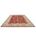 Ziegler 10'2'' X 12'9'' Hand-Knotted Wool Rug 10'2'' x 12'9'' (305 X 383) / Red / Ivory