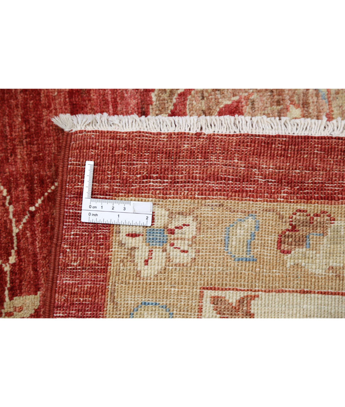 Ziegler 10'2'' X 12'9'' Hand-Knotted Wool Rug 10'2'' x 12'9'' (305 X 383) / Red / Ivory