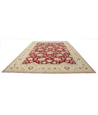 Ziegler 9'9'' X 13'4'' Hand-Knotted Wool Rug 9'9'' x 13'4'' (293 X 400) / Red / Ivory