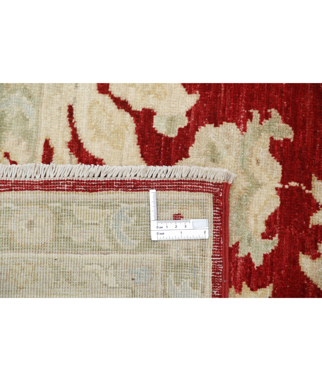 Ziegler 9'9'' X 13'4'' Hand-Knotted Wool Rug 9'9'' x 13'4'' (293 X 400) / Red / Ivory