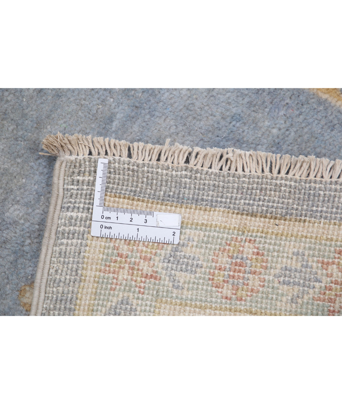 Ziegler 7'11'' X 9'9'' Hand-Knotted Wool Rug 7'11'' x 9'9'' (238 X 293) / Blue / Ivory