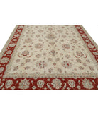 Ziegler 8'11'' X 12'2'' Hand-Knotted Wool Rug 8'11'' x 12'2'' (268 X 365) / Ivory / Red