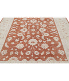 Ziegler 7'10'' X 9'7'' Hand-Knotted Wool Rug 7'10'' x 9'7'' (235 X 288) / Ivory / Red