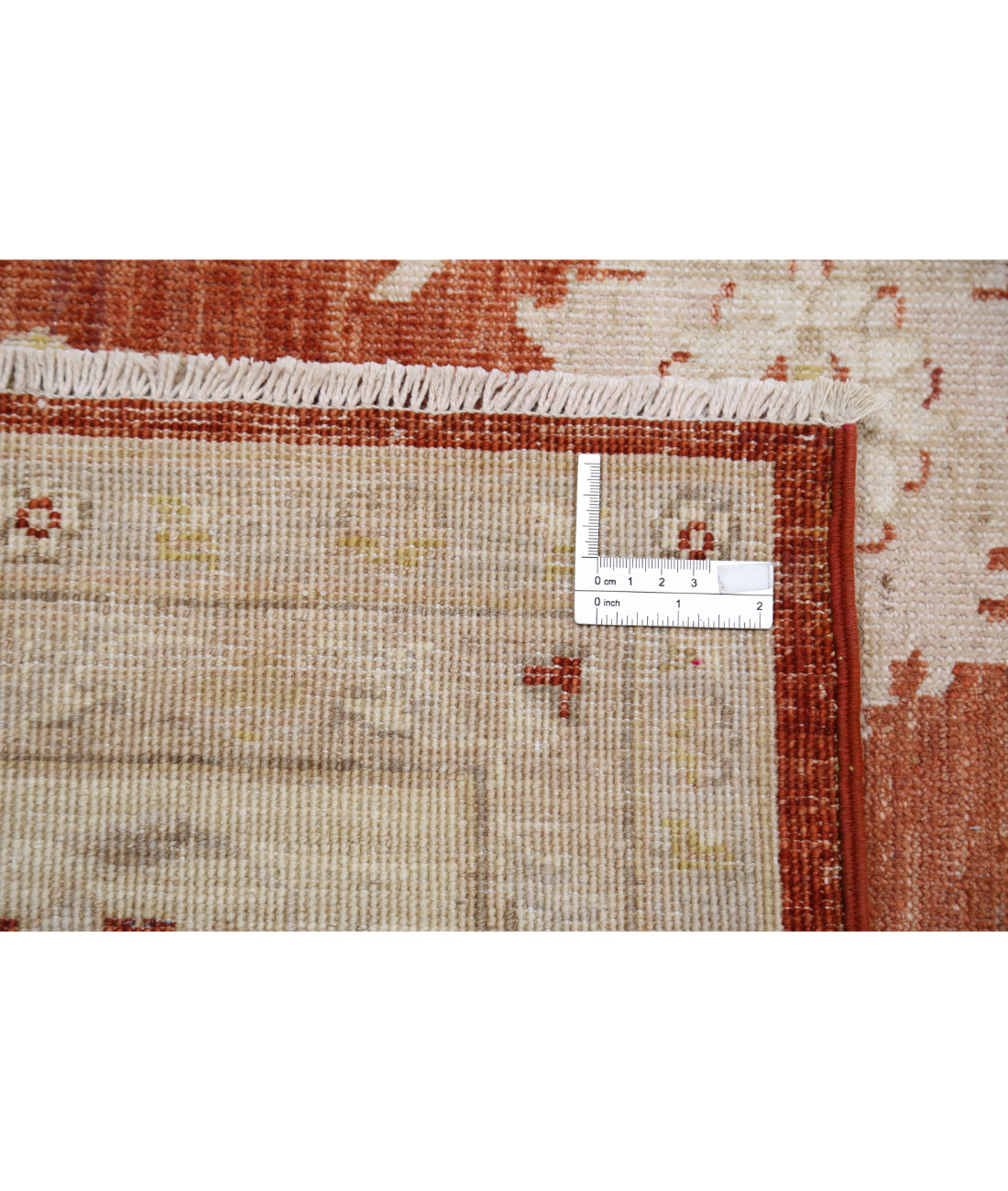 Ziegler 7'10'' X 9'7'' Hand-Knotted Wool Rug 7'10'' x 9'7'' (235 X 288) / Ivory / Red