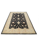 Ziegler 5'5'' X 7'10'' Hand-Knotted Wool Rug 5'5'' x 7'10'' (163 X 235) / Ivory / Black