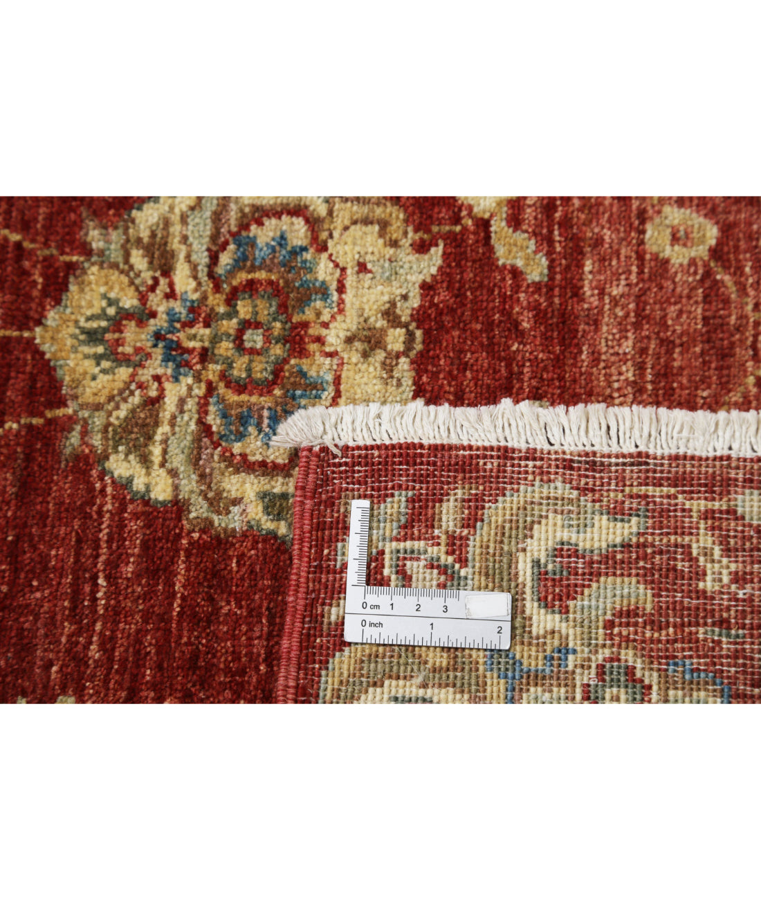 Ziegler 4'11'' X 6'5'' Hand-Knotted Wool Rug 4'11'' x 6'5'' (148 X 193) / Red / Red