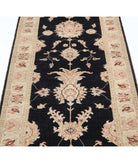 Ziegler 2'7'' X 9'7'' Hand-Knotted Wool Rug 2'7'' x 9'7'' (78 X 288) / Black / Ivory