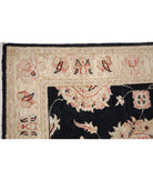 Ziegler 2'7'' X 9'7'' Hand-Knotted Wool Rug 2'7'' x 9'7'' (78 X 288) / Black / Ivory