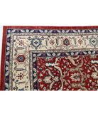 Ziegler 9'0'' X 11'6'' Hand-Knotted Wool Rug 9'0'' x 11'6'' (270 X 345) / Red / Ivory