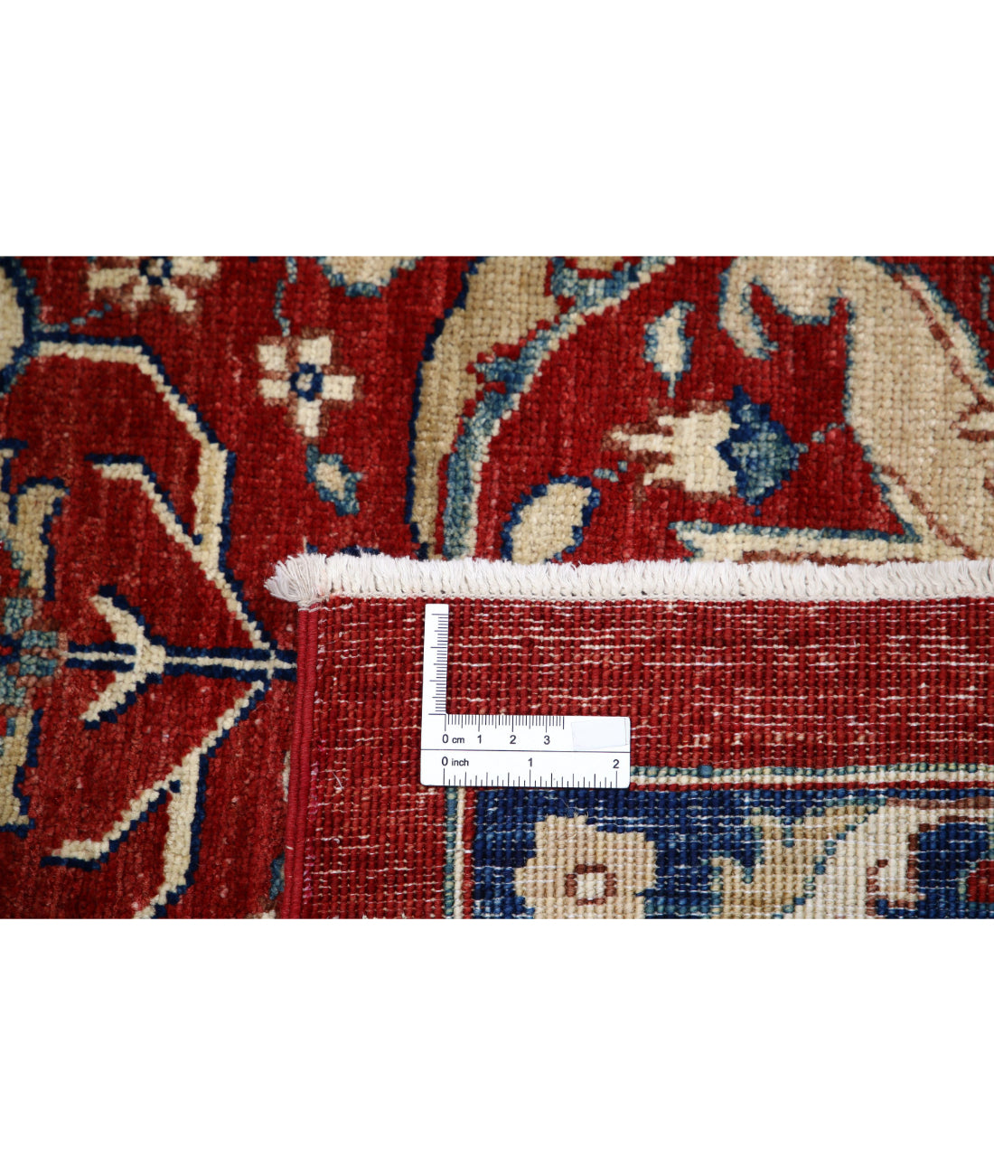 Ziegler 9'0'' X 11'6'' Hand-Knotted Wool Rug 9'0'' x 11'6'' (270 X 345) / Red / Ivory