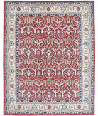 Ziegler 9'0'' X 11'6'' Hand-Knotted Wool Rug 9'0'' x 11'6'' (270 X 345) / Red / Ivory