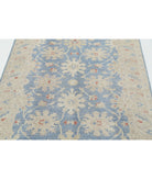 Ziegler 4'2'' X 6'4'' Hand-Knotted Wool Rug 4'2'' x 6'4'' (125 X 190) / Blue / Ivory