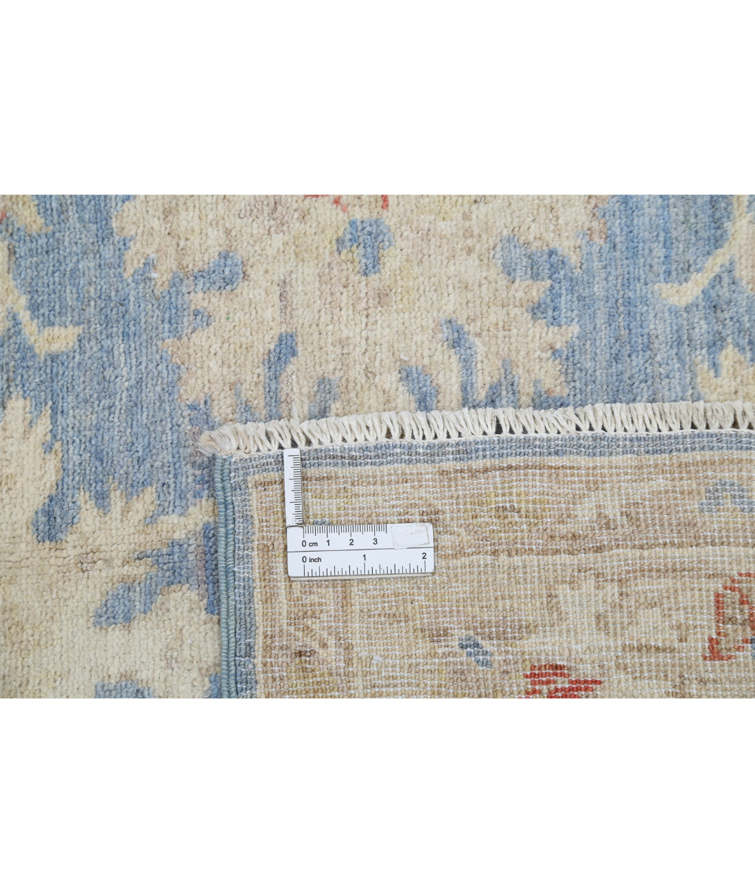 Ziegler 4'2'' X 6'4'' Hand-Knotted Wool Rug 4'2'' x 6'4'' (125 X 190) / Blue / Ivory