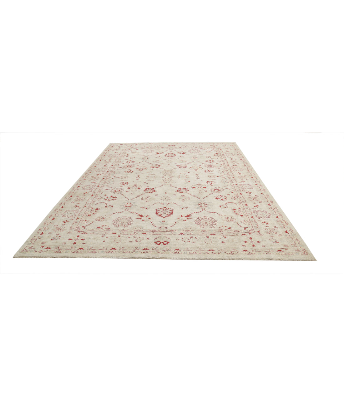 Ziegler 8'4'' X 11'10'' Hand-Knotted Wool Rug 8'4'' x 11'10'' (250 X 355) / Ivory / Ivory