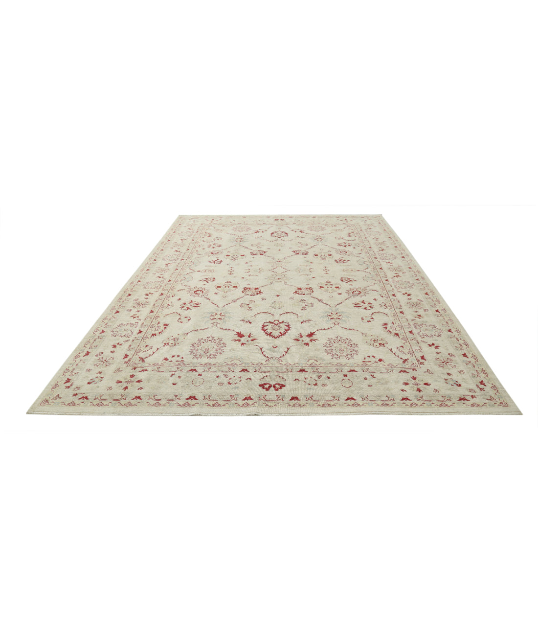 Ziegler 8'4'' X 11'10'' Hand-Knotted Wool Rug 8'4'' x 11'10'' (250 X 355) / Ivory / Ivory