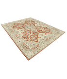 Ziegler 8'0'' X 10'0'' Hand-Knotted Wool Rug 8'0'' x 10'0'' (240 X 300) / Rust / Ivory