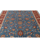 Ziegler 8'3'' X 9'10'' Hand-Knotted Wool Rug 8'3'' x 9'10'' (248 X 295) / Blue / Red