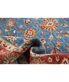 Ziegler 8'3'' X 9'10'' Hand-Knotted Wool Rug 8'3'' x 9'10'' (248 X 295) / Blue / Red