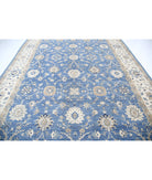 Ziegler 9'11'' X 20'8'' Hand-Knotted Wool Rug 9'11'' x 20'8'' (298 X 620) / Blue / Ivory