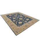 Ziegler 9'3'' X 11'7'' Hand-Knotted Wool Rug 9'3'' x 11'7'' (278 X 348) / Blue / Orange