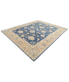 Ziegler 9'3'' X 11'7'' Hand-Knotted Wool Rug 9'3'' x 11'7'' (278 X 348) / Blue / Orange