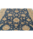 Ziegler 9'3'' X 11'7'' Hand-Knotted Wool Rug 9'3'' x 11'7'' (278 X 348) / Blue / Orange