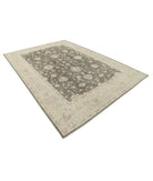 Ziegler 8'0'' X 11'4'' Hand-Knotted Wool Rug 8'0'' x 11'4'' (240 X 340) / Green / Taupe