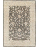 Ziegler 8'0'' X 11'4'' Hand-Knotted Wool Rug 8'0'' x 11'4'' (240 X 340) / Green / Taupe