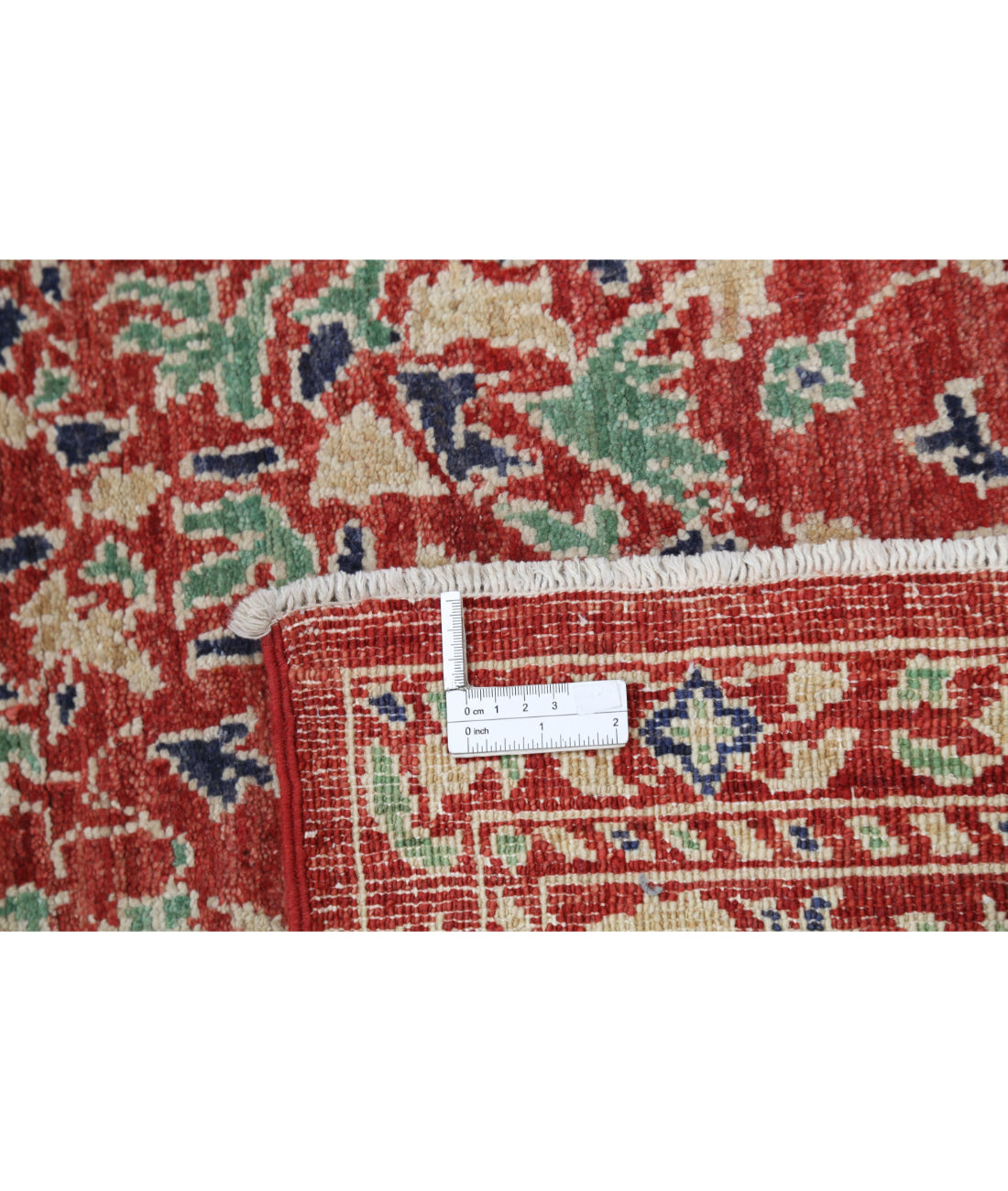 Ziegler 7'11'' X 9'10'' Hand-Knotted Wool Rug 7'11'' x 9'10'' (238 X 295) / Red / Green