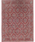 Ziegler 7'11'' X 9'10'' Hand-Knotted Wool Rug 7'11'' x 9'10'' (238 X 295) / Red / Green