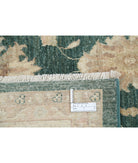 Serenity 6'5'' X 13'0'' Hand-Knotted Wool Rug 6'5'' x 13'0'' (193 X 390) / Green / Ivory