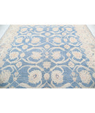 Serenity 9'2'' X 10'0'' Hand-Knotted Wool Rug 9'2'' x 10'0'' (275 X 300) / Blue / Ivory